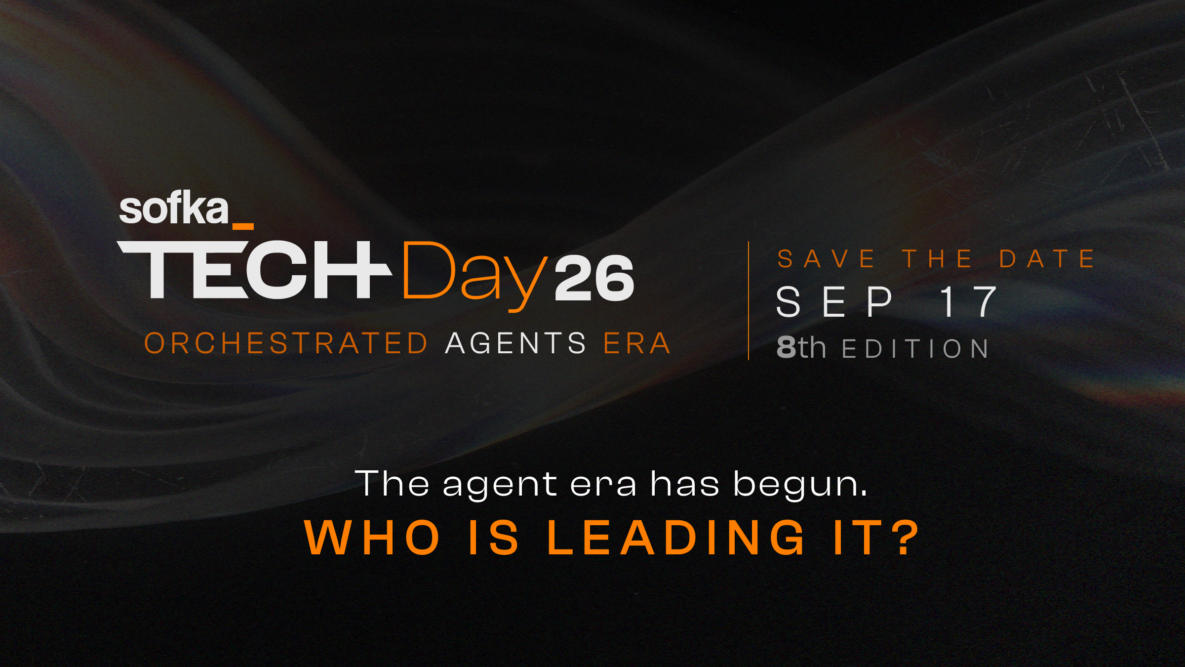 TechDay 26 - Save the Date Sep 17